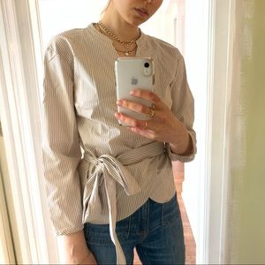 J. Crew wrap Oxford